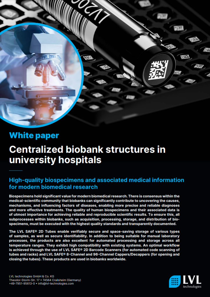 Centralized biobank structures in university hospitals